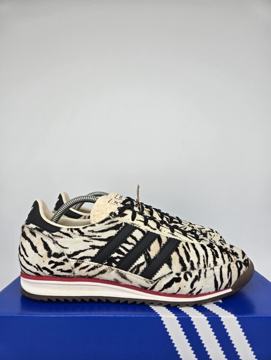 adidas Women\'s SL 72 OG KH8811 Zebra Print Shoes Size 10.5